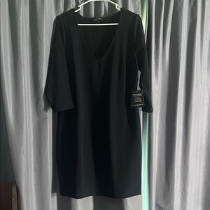 Boston Proper Black Travel Collection Dress